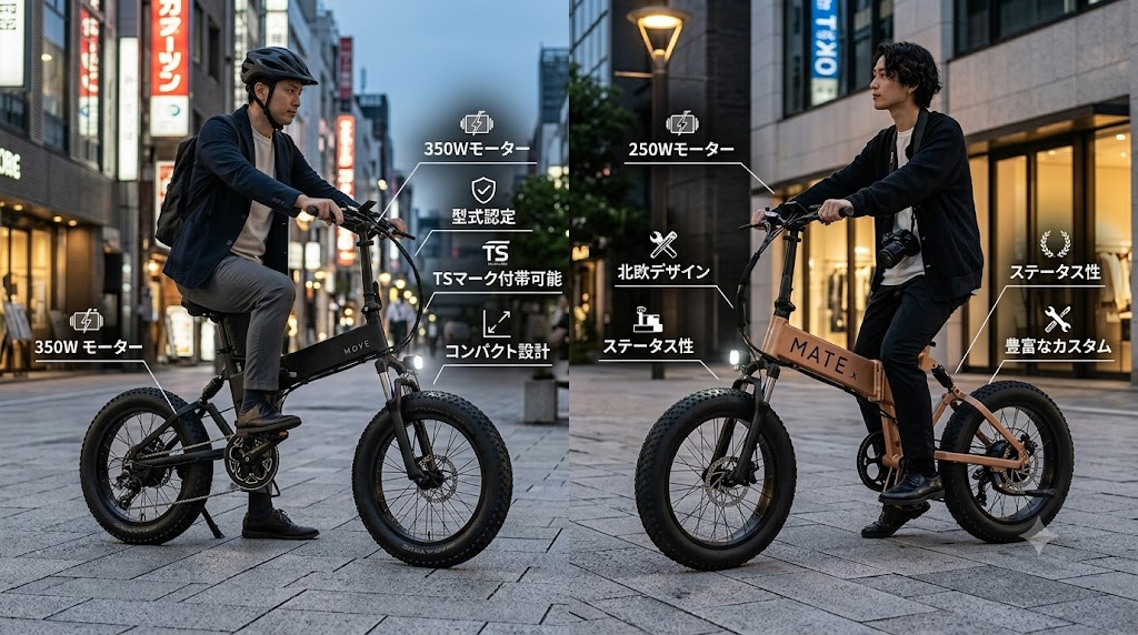 どちらがおすすめ？】MOVE XSとMATE Xを徹底比較！ライフスタイルに